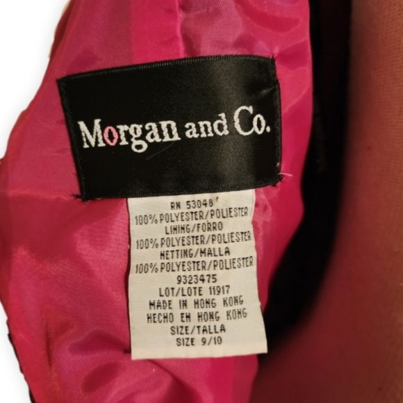 Morgan & Co. Black & Pink Formal Dress - Picture 4 of 7